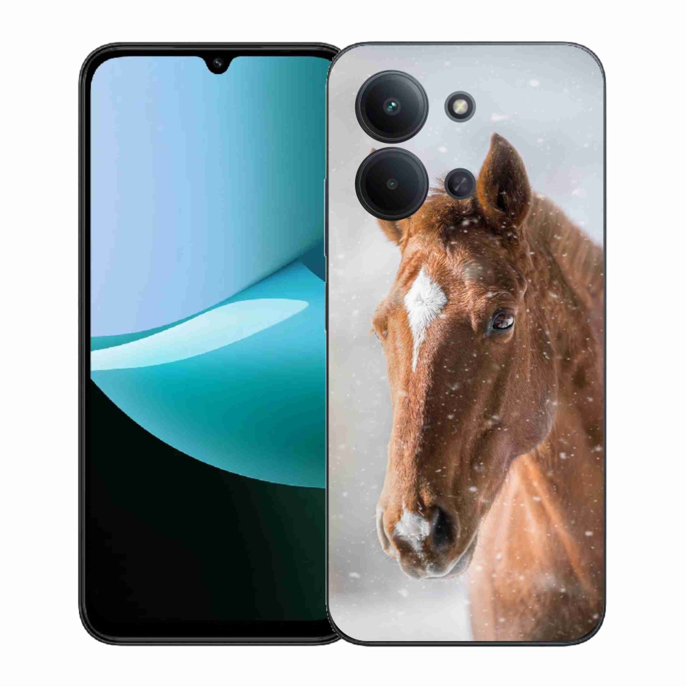Gélový kryt mmCase na Xiaomi Redmi 15C 4G (171mm)/Poco C85 4G (171mm) - hnedý kôň 2