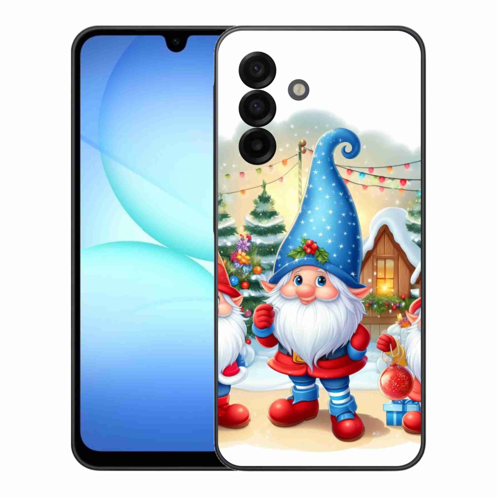 Gélový kryt mmCase na Samsung Galaxy A17 5G - vianočné škriatkovia