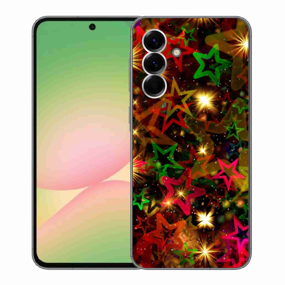 Gélový kryt mmCase na Samsung Galaxy A56 5G - farebné hviezdičky