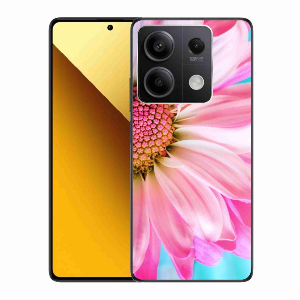 Gélový kryt mmCase na Xiaomi Redmi Note 13 5G - ružová kvetina