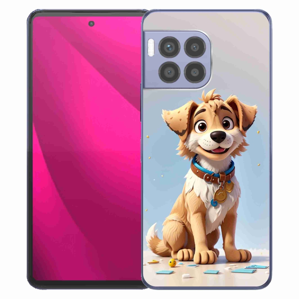 Gélový kryt mmCase na T-Mobile T Phone 2 Pro - kreslené šteňa