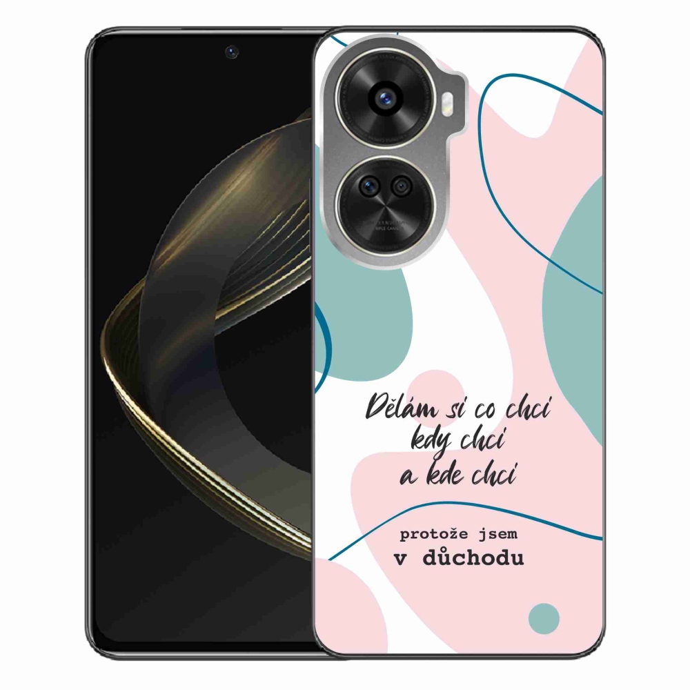 Gélový kryt mmCase na Huawei Nova 12 SE - vtipný text 10 biele pozadie