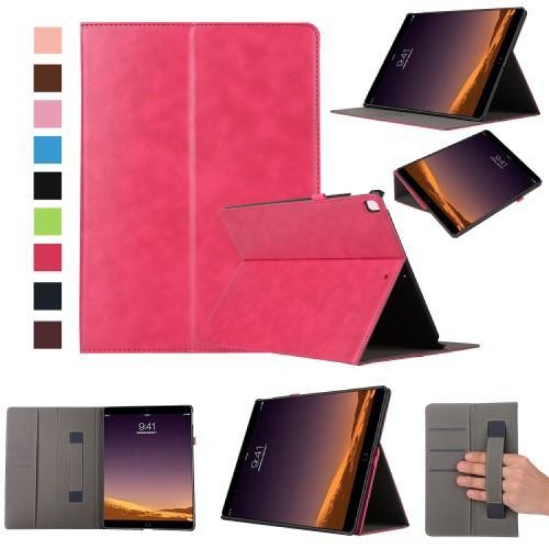 Safe PU kožené puzdro na iPad Pro 12.9 2017 - rose