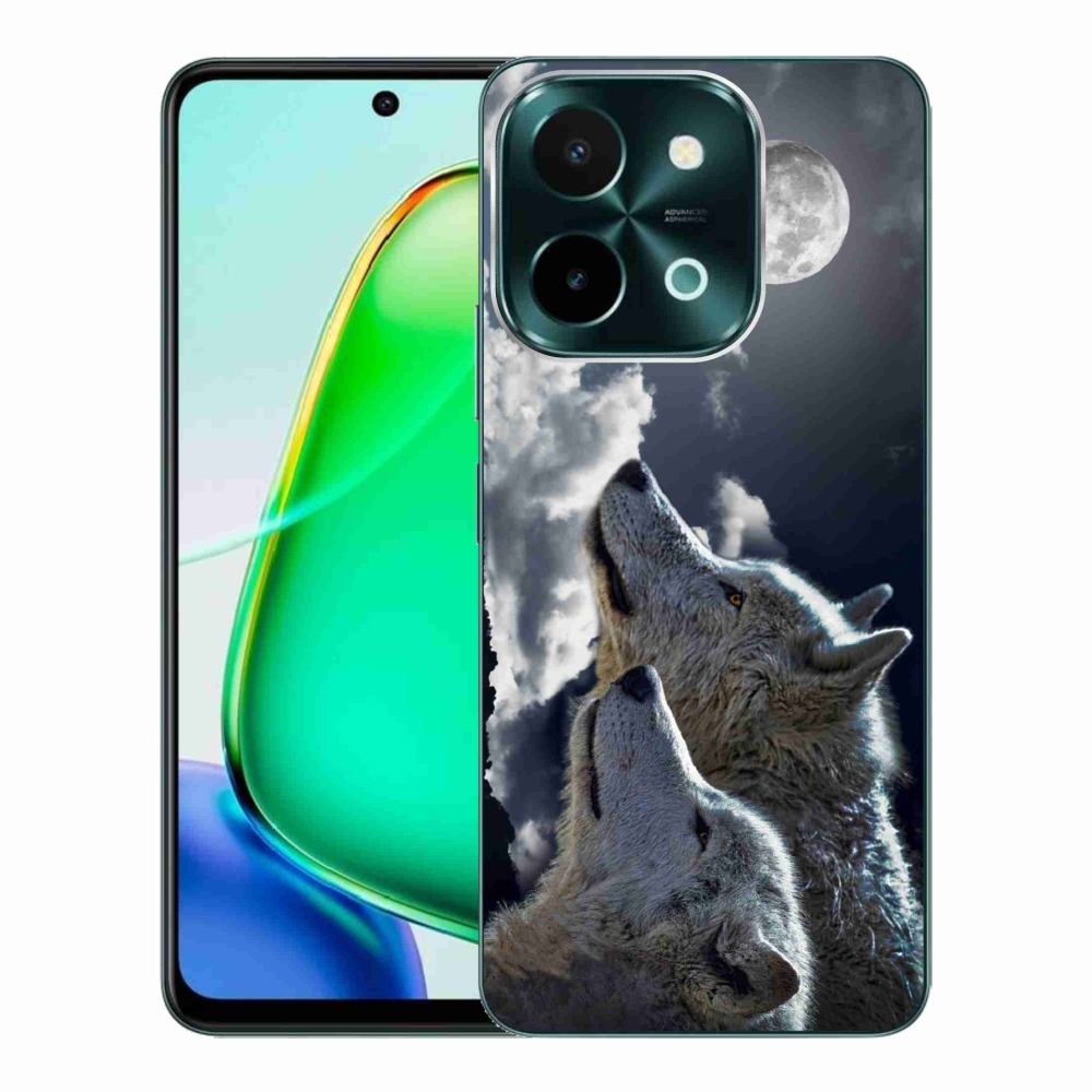 Gélový kryt mmCase na Vivo Y28 - vlci