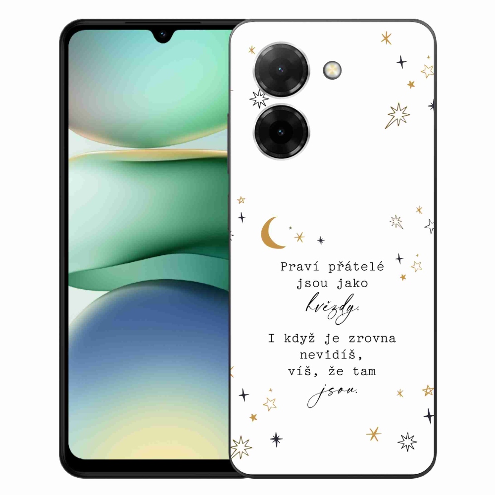 Gélový kryt mmCase na Xiaomi Redmi A5 (171.7x77.8x8.3mm) - citát 6 biele pozadie