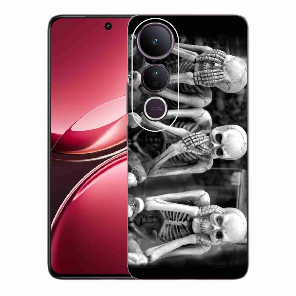 Gélový kryt mmCase na Vivo V50 Lite 4G/5G - kostlivci