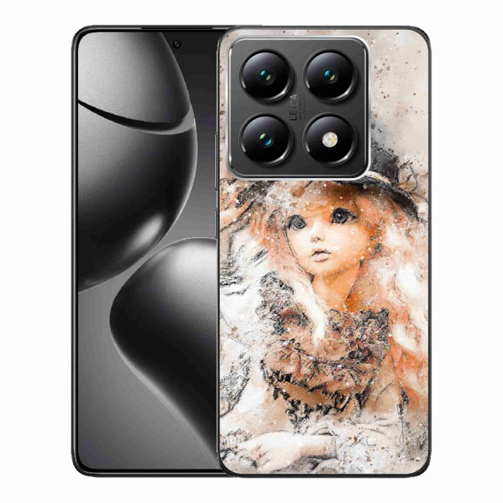 Gélový kryt mmCase na Xiaomi 14T Pro - dievčatko s klobúkom
