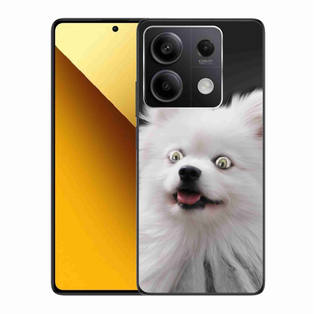 Gélový kryt mmCase na Xiaomi Redmi Note 13 5G - biely špic