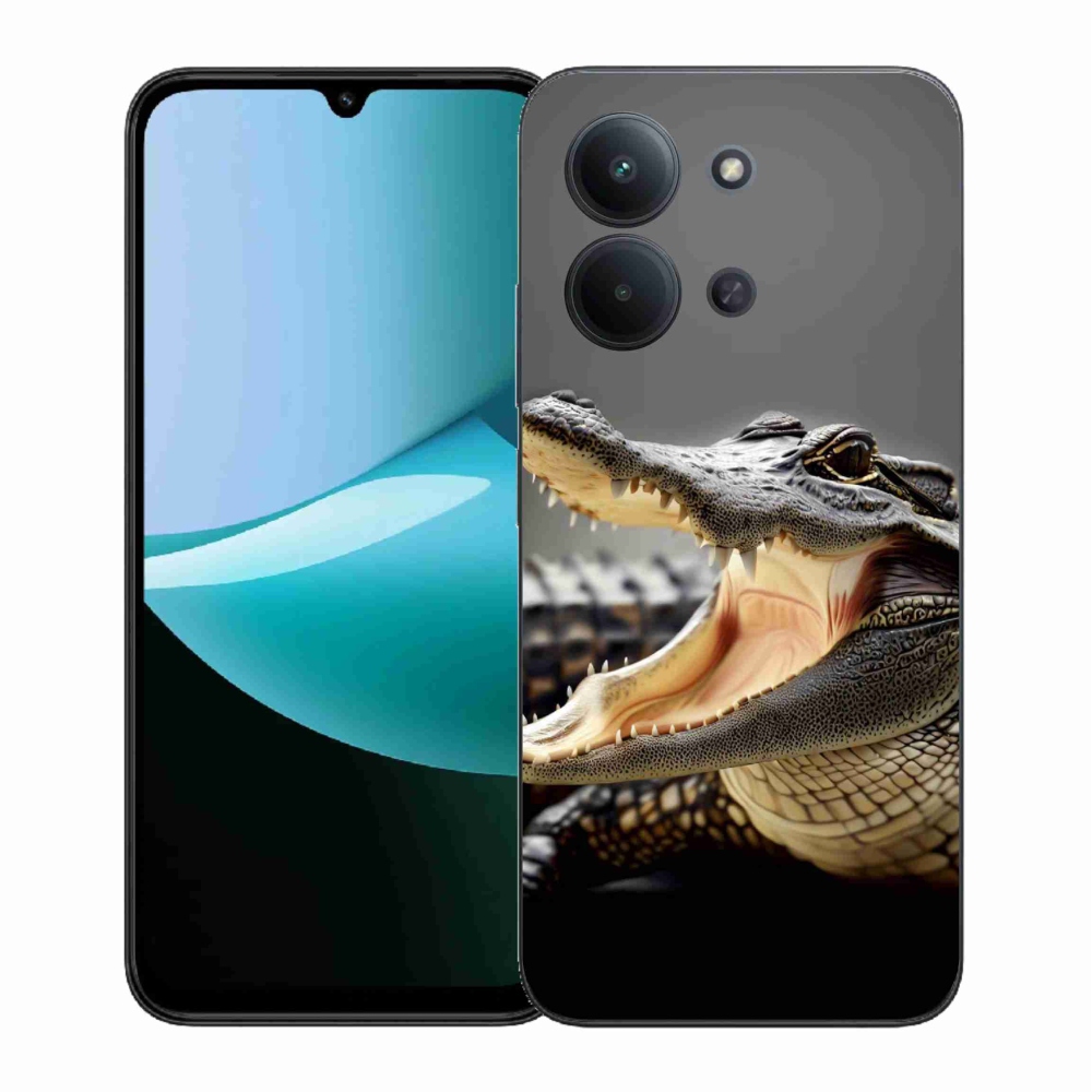 Gélový kryt mmCase na Xiaomi Redmi 15C 4G (171mm)/Poco C85 4G (171mm) - krokodíl
