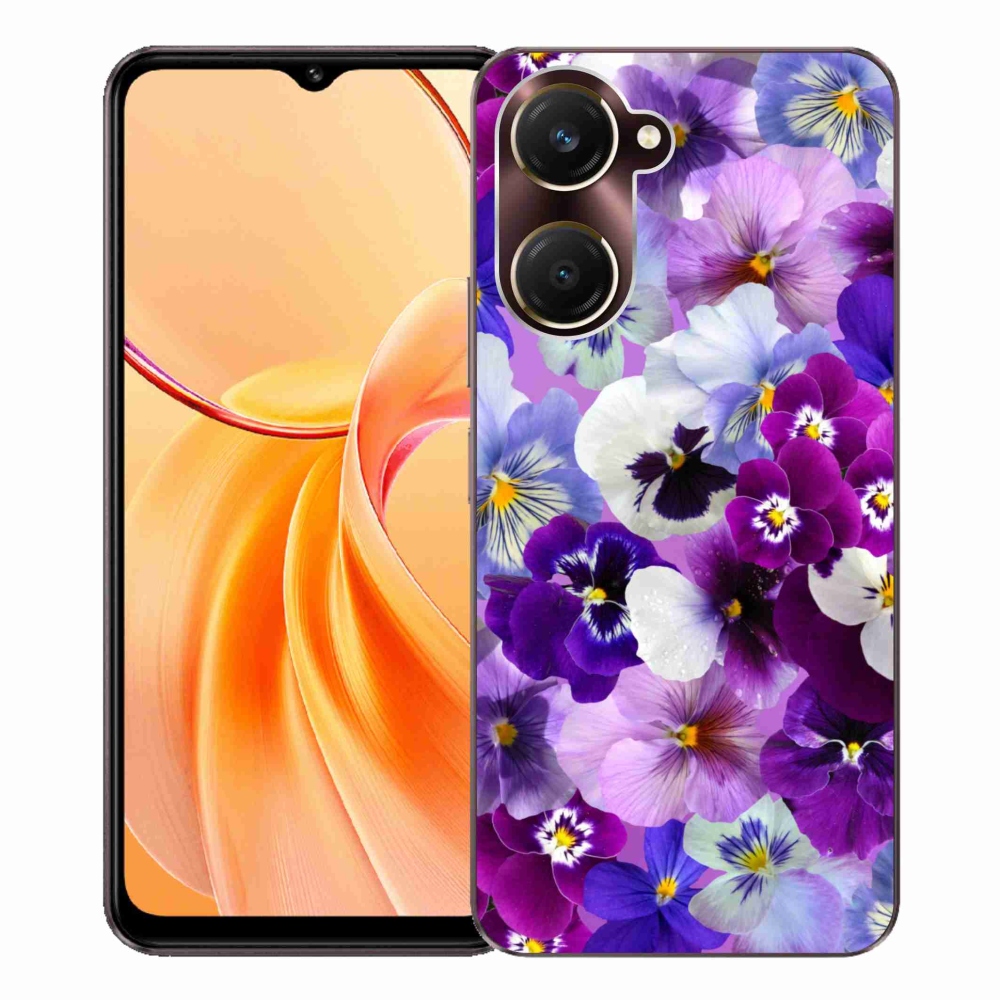 Gélový kryt mmCase na Vivo Y28s 5G - kvety 9