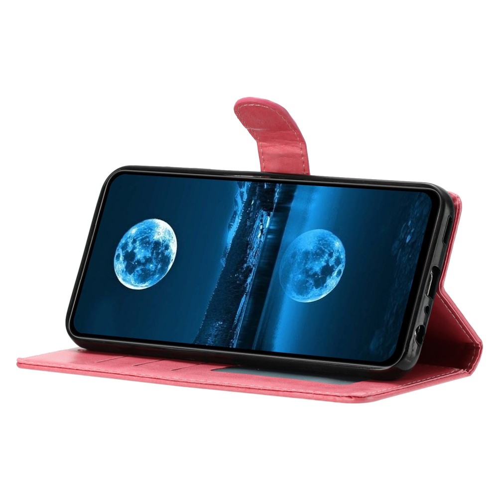 Clots knižkové púzdro na Samsung Galaxy S25 Edge - ružové