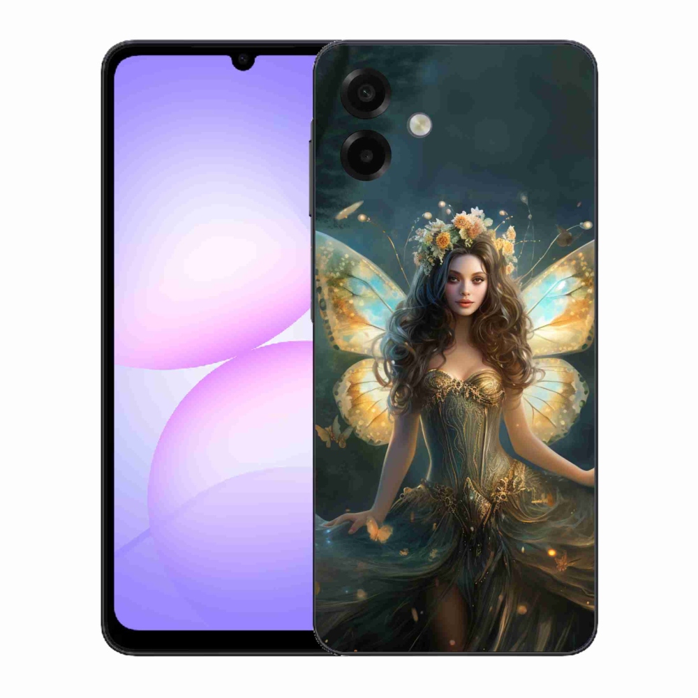 Gélový kryt mmCase na Samsung Galaxy A07 4G - motýlia žena