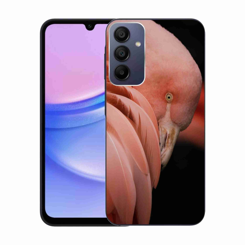 Gélový kryt mmCase na Samsung Galaxy A15 4G/5G - plameniak 3