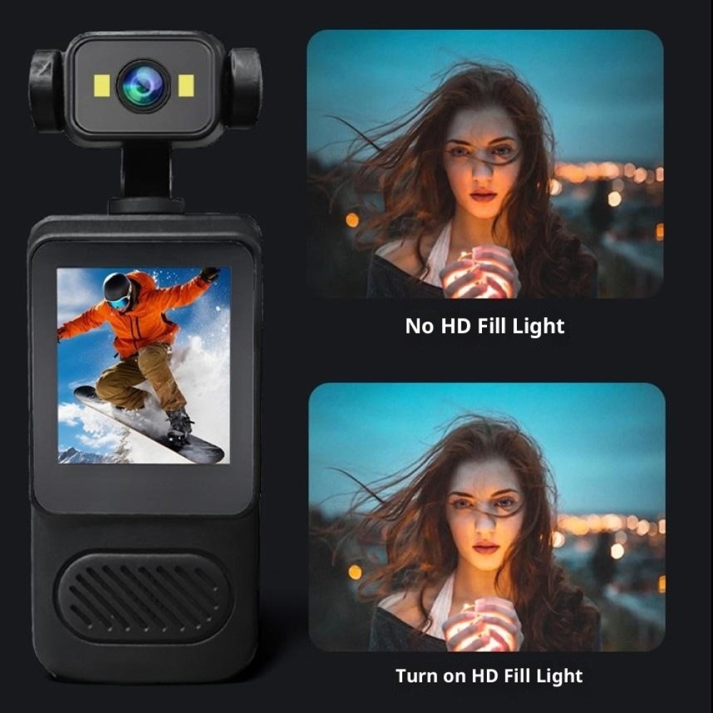 Y2 mini 4K kamera s displejom, otočným objektívom a prisvetlením