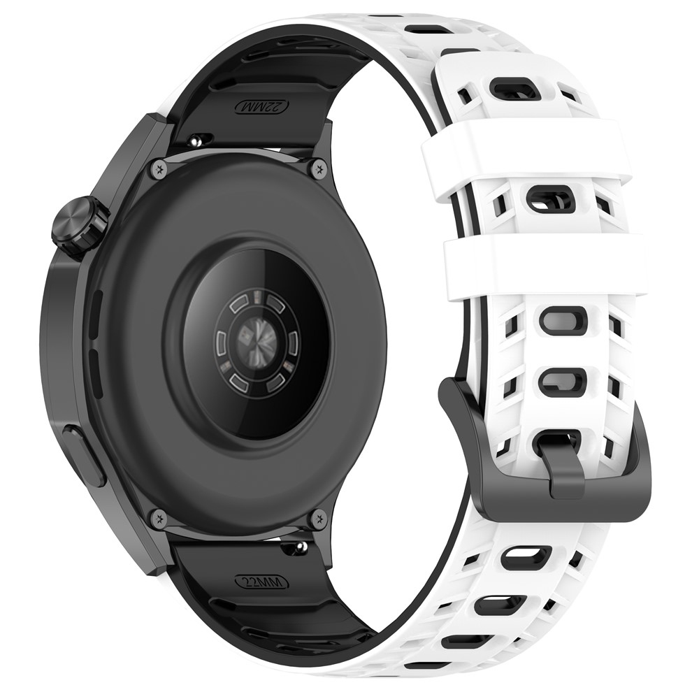 Scheme silikónový remienok 22mm na Garmin Forerunner 970/Forerunner 570 47mm/265 - biely/čierny