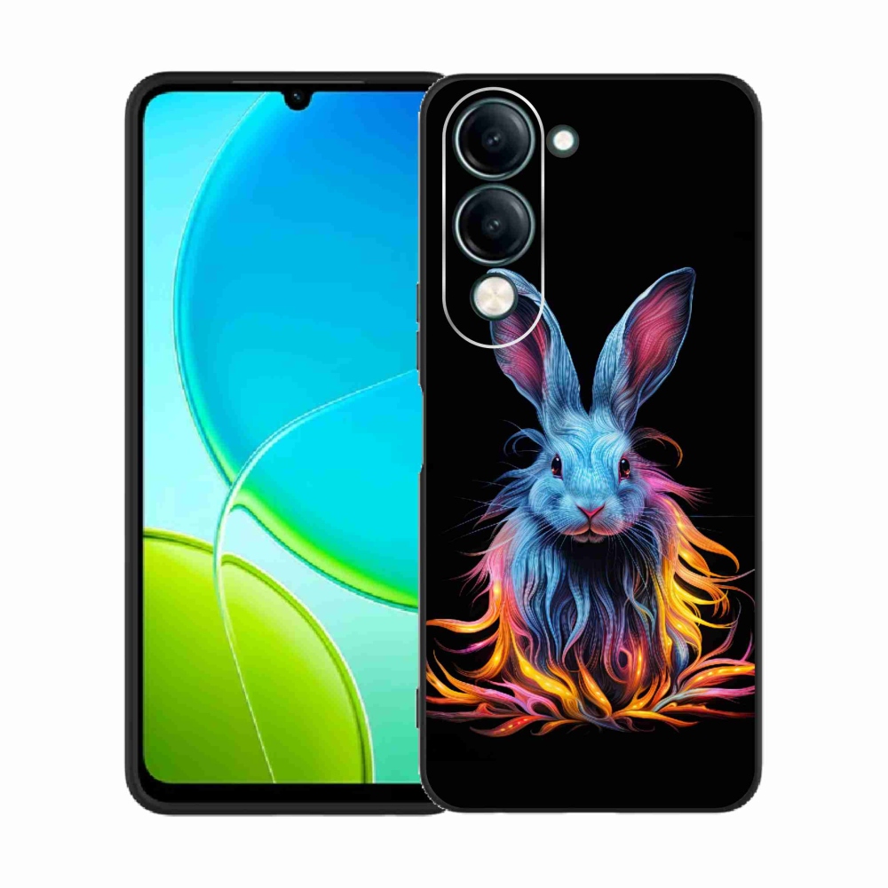 Gélový kryt mmCase na Vivo Y29s 5G - abstraktný zajac