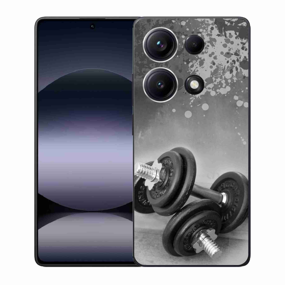 Gélový kryt mmCase na Xiaomi Redmi Note 14S - činky 1