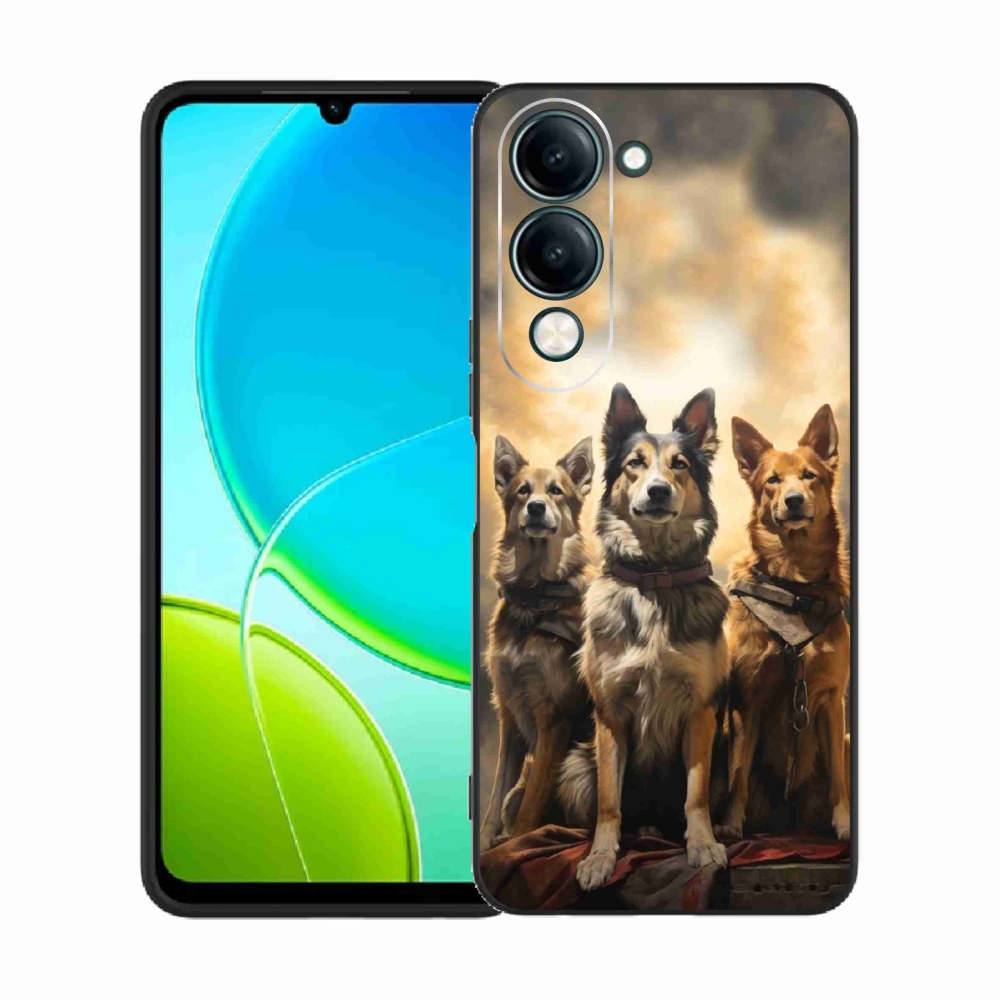 Gélový kryt mmCase na Vivo Y29s 5G - tri psy