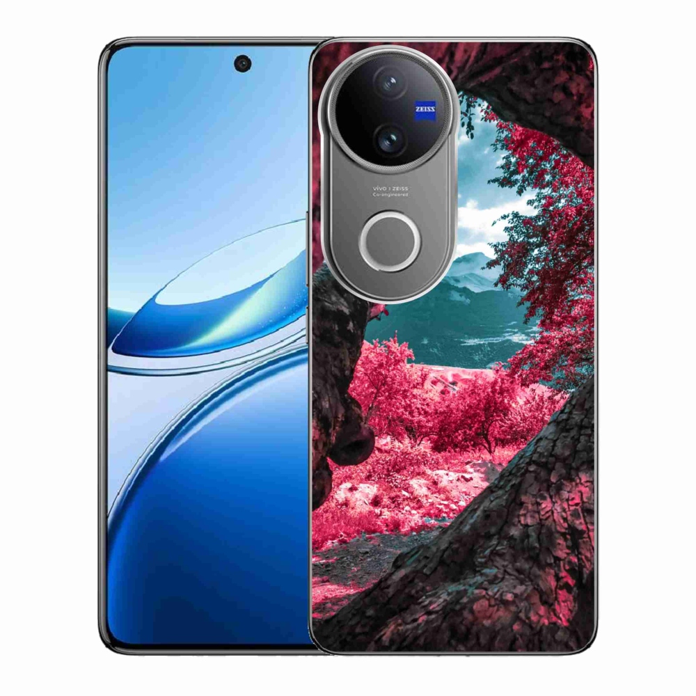 Gélový kryt mmCase na Vivo V50 5G - výhľad na hory