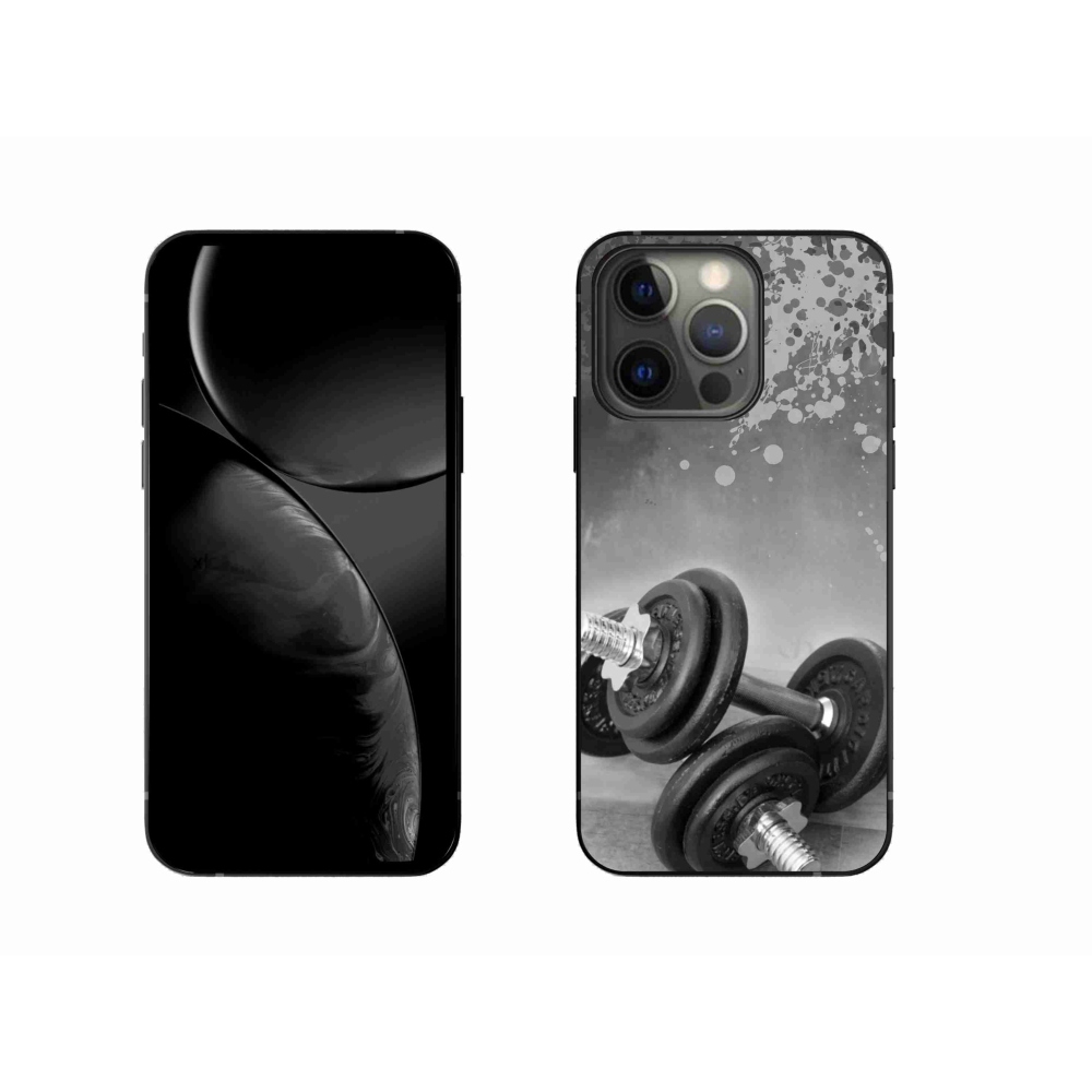 Gélový kryt mmCase na iPhone 13 Pro 6.1 - činky 1