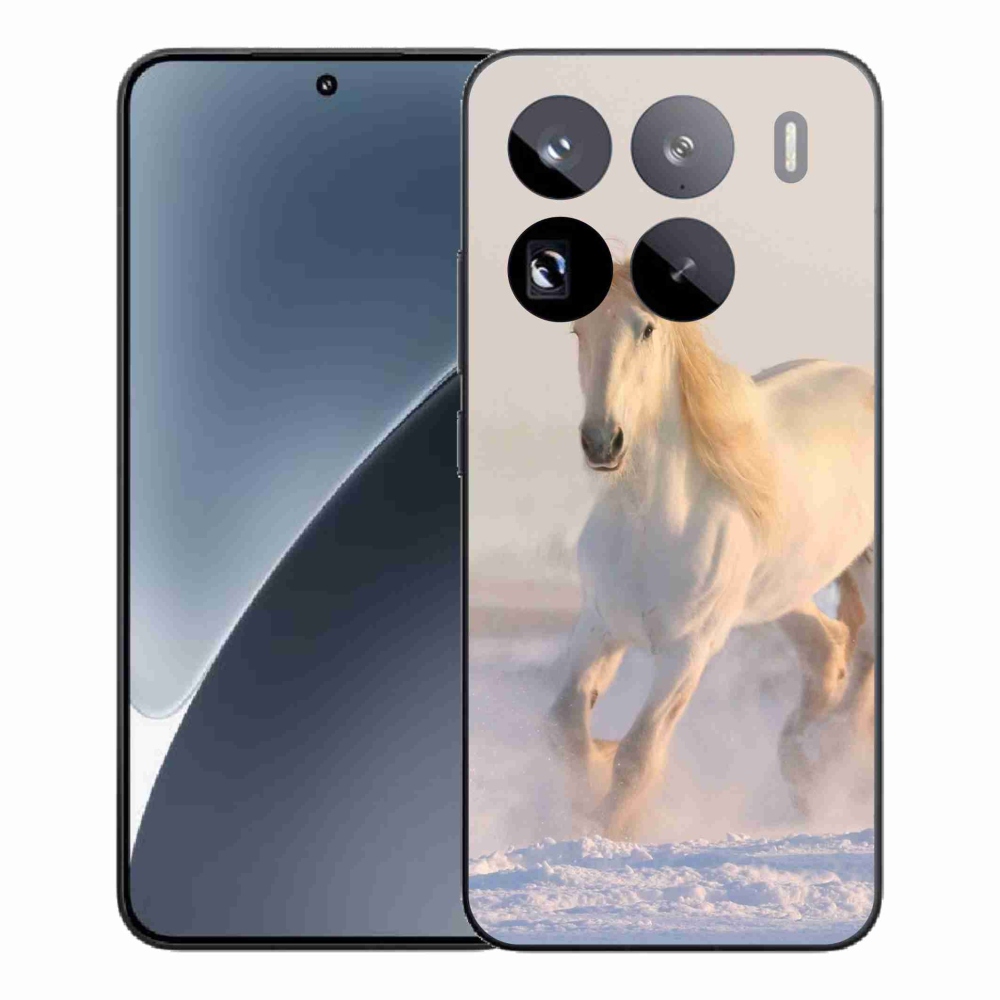 Gélový kryt mmCase na Xiaomi 15 Pro - kôň v snehu