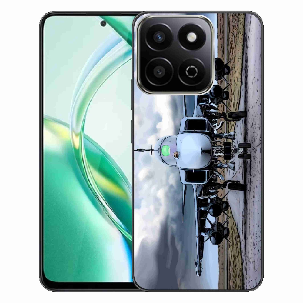 Gélový kryt mmCase na Honor 200 Smart 5G - vojenské lietadlo