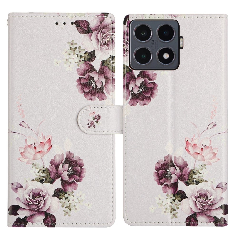 Secure knižkové púzdro na Xiaomi 15T Pro - kvety ruže