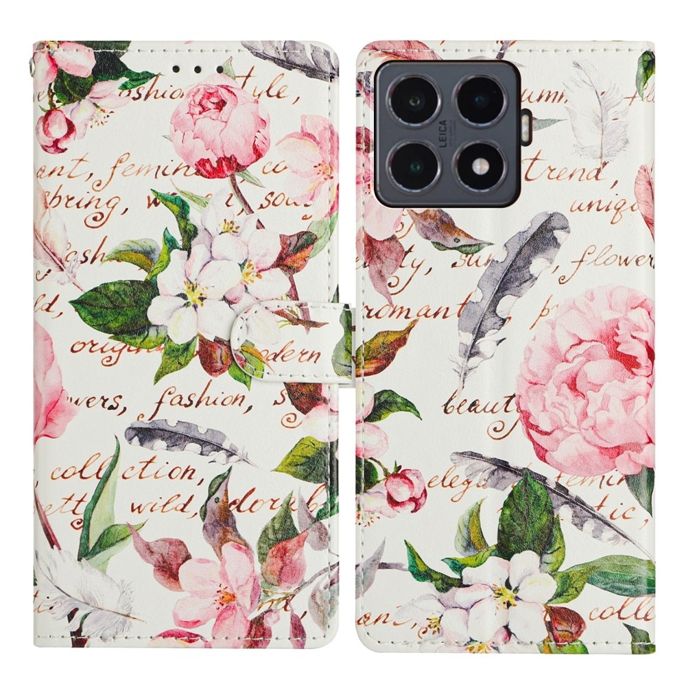 Secure knižkové púzdro na Xiaomi 15T Pro - listy a kvety