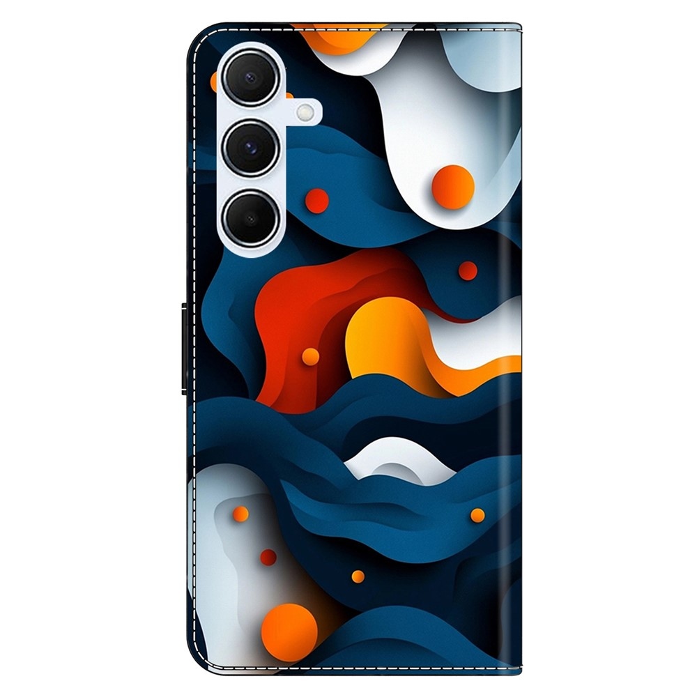 Firmly knižkové púzdro na Samsung Galaxy A17 5G/A26 5G - abstraktný vzor