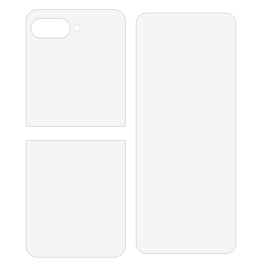 Set zadná + predná hydrogélová ochranná fólia na mobil Motorola Razr 60 Ultra 5G