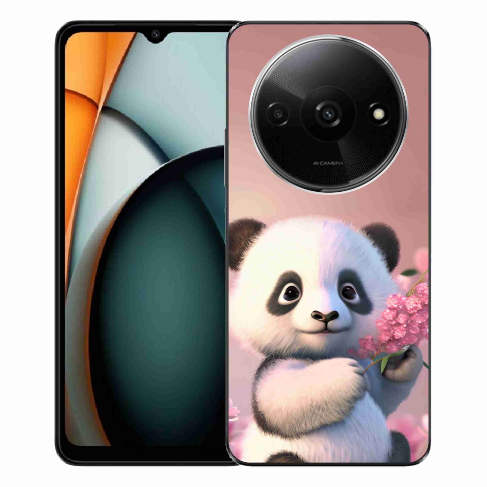 Gélový kryt mmCase na Xiaomi Redmi A3 - roztomilá panda