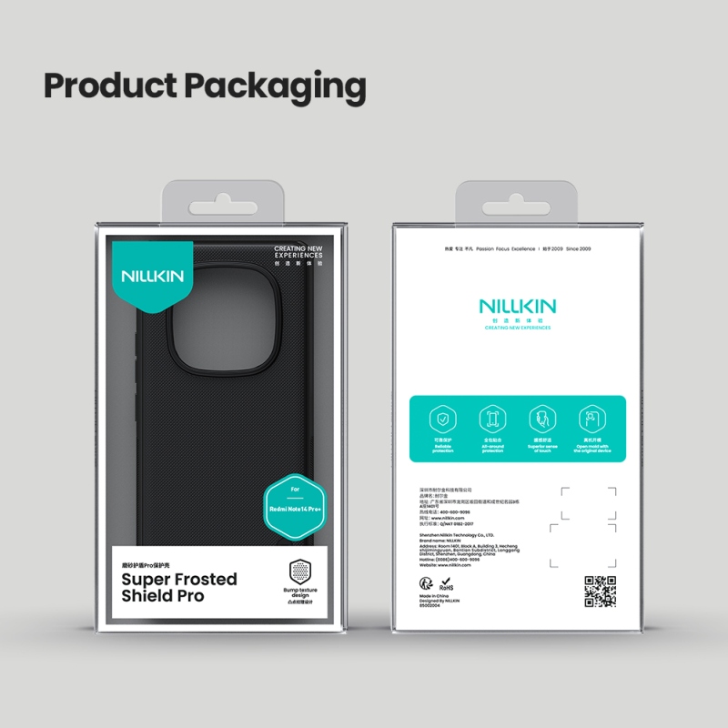 Nillkin Super Frosted PRO Zadný Kryt pre Xiaomi Redmi Note 14 Pro+ 5G Blue