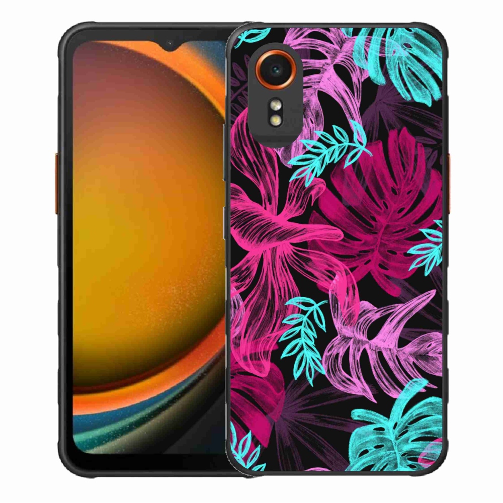 Gélový kryt mmCase na Samsung Galaxy Xcover 7 - kvety 1
