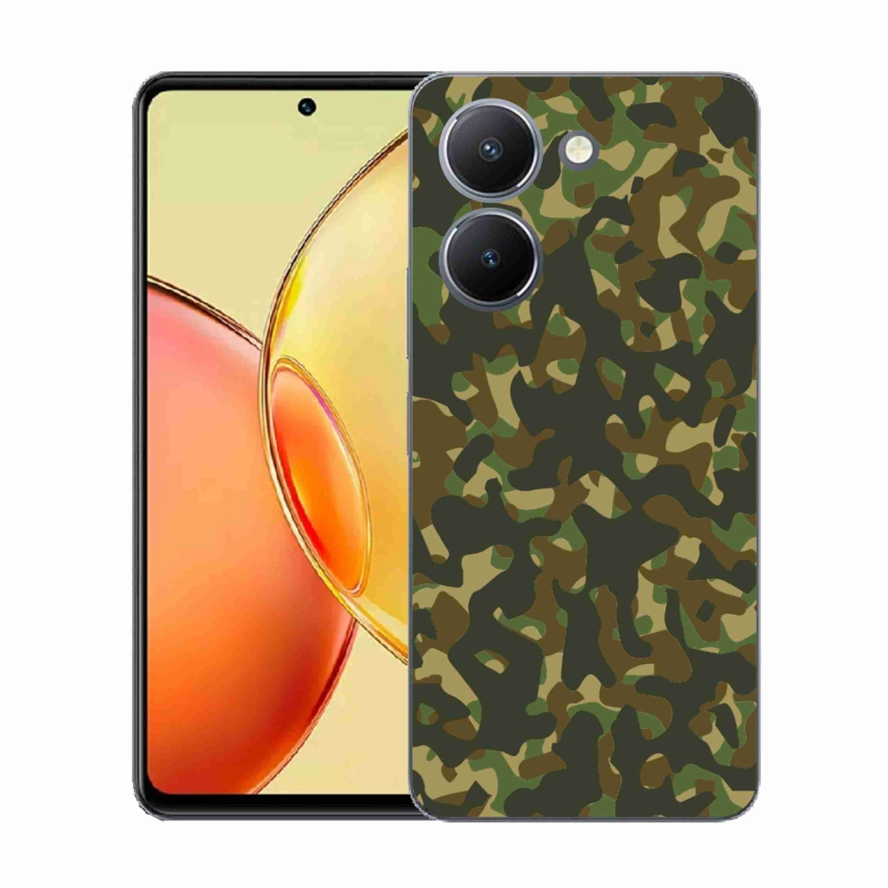 Gélový kryt mmCase na Vivo Y36 - maskáčový vzor 1