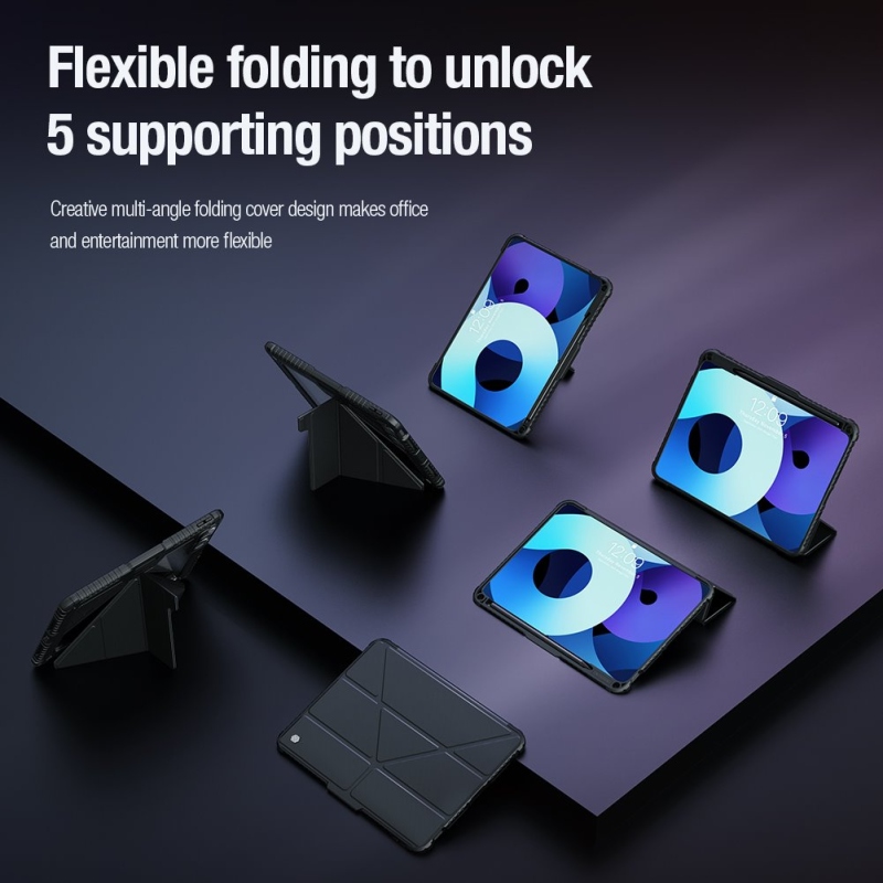 Nillkin Bumper PRO Protective Stand Case Multi-angle pre iPad Pro 11 2024 Sapphire Blue