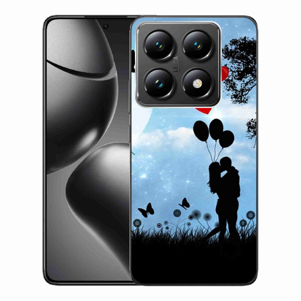Gélový kryt mmCase na Xiaomi 14T Pro - zamilovaný pár