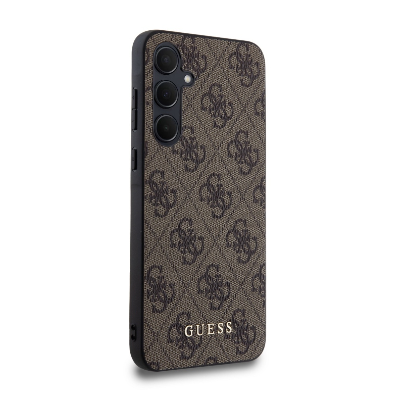 Guess 4G Zadný Kryt pre Samsung Galaxy A35 5G Brown