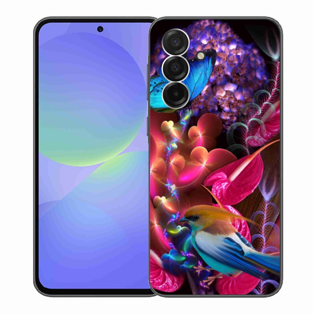Gélový kryt mmCase na Samsung Galaxy A36 5G - farebné kvety