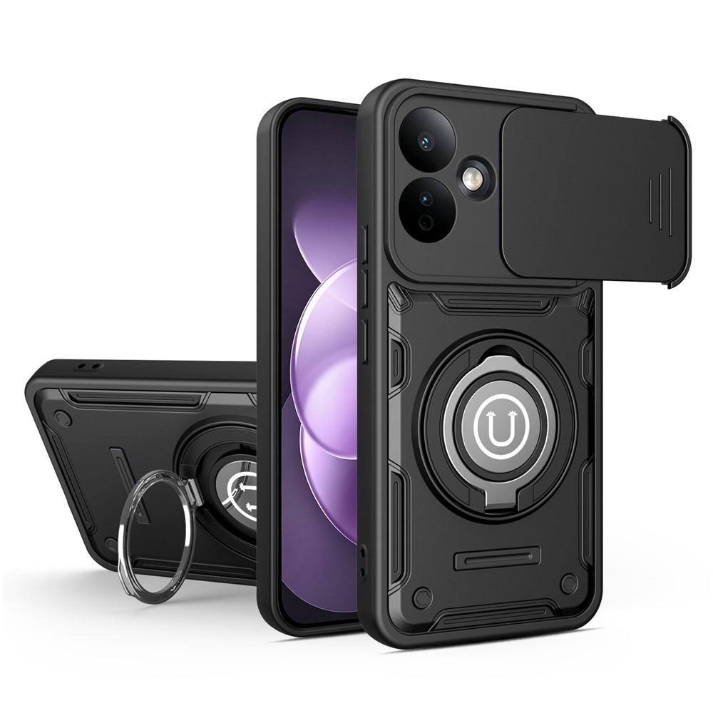 Shell odolný kryt na mobil Xiaomi Redmi Note 17 4G/5G - čierny