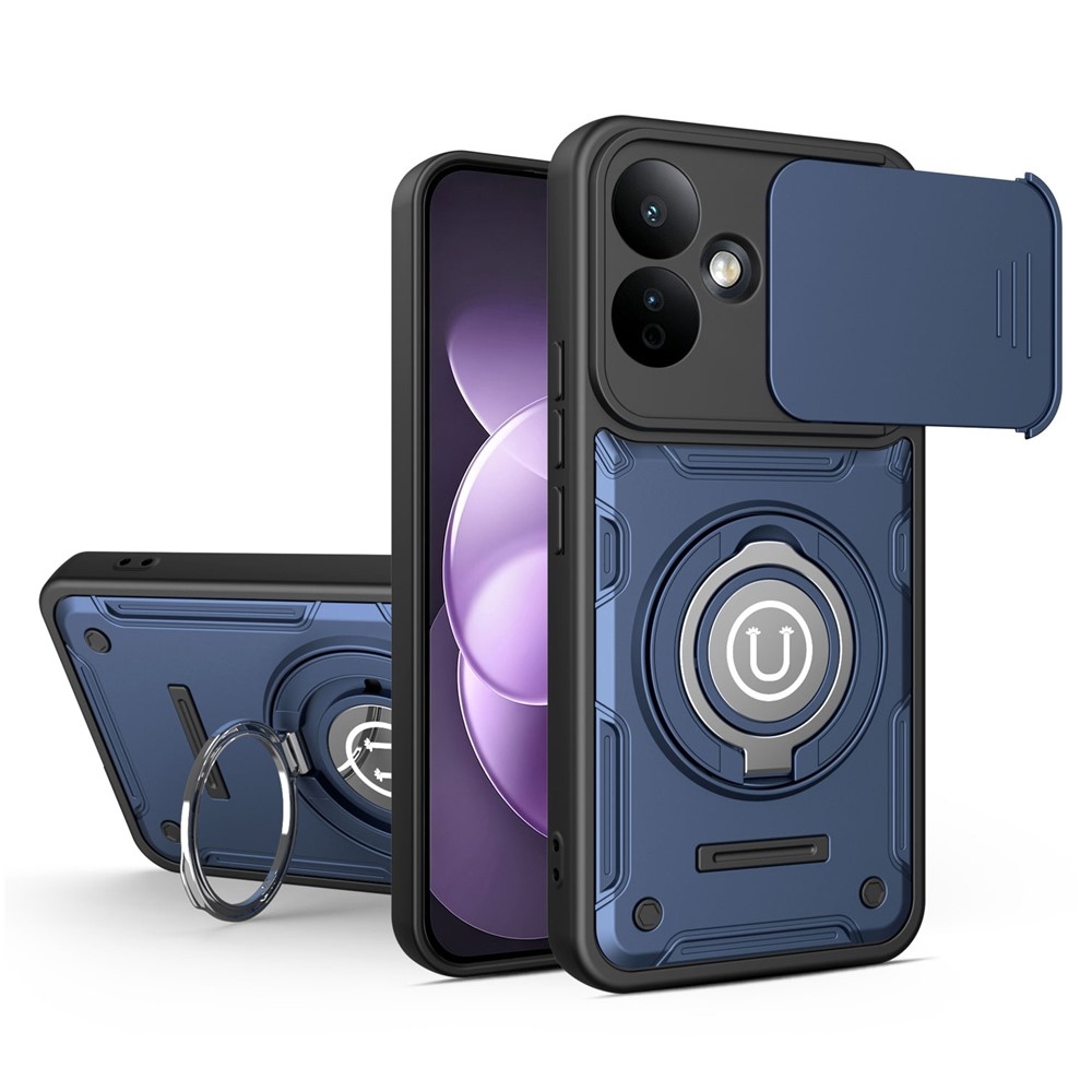 Shell odolný kryt na mobil Xiaomi Redmi Note 17 4G/5G - tmavomodrý