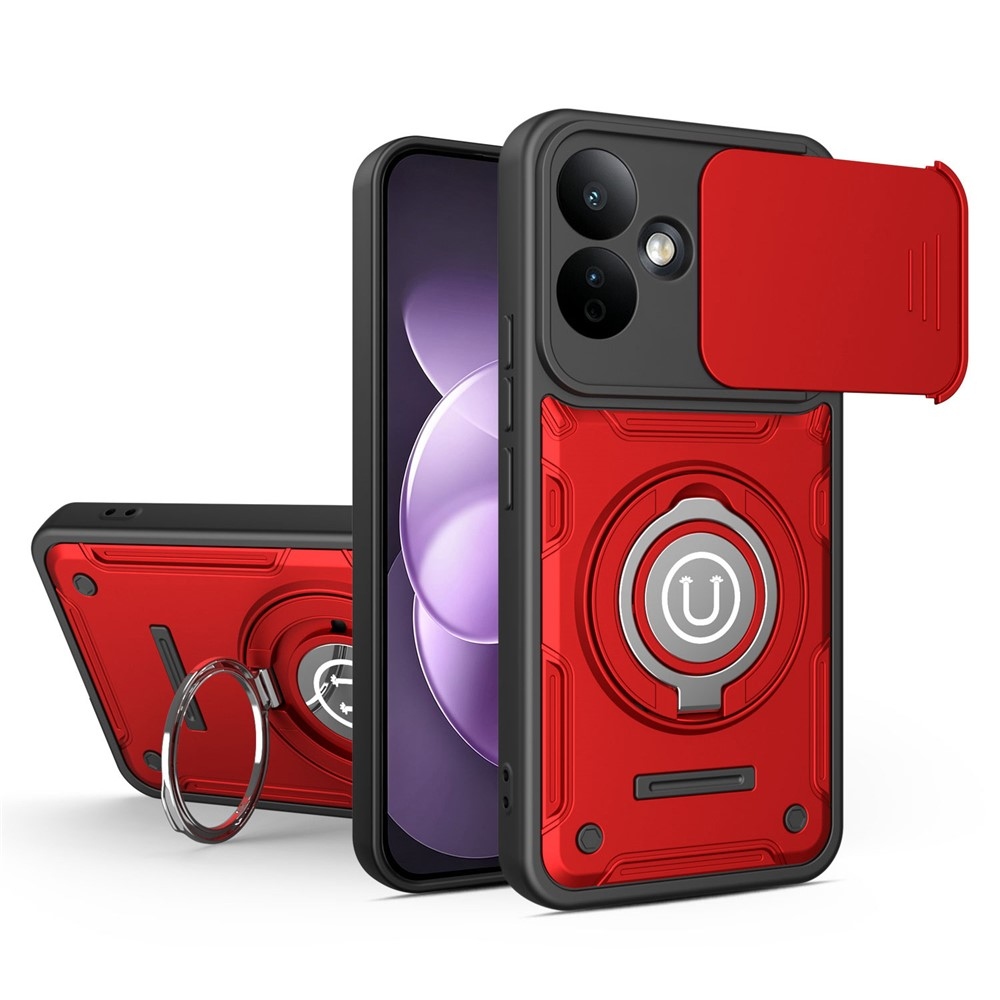 Shell odolný kryt na mobil Xiaomi Redmi Note 17 Pro 5G - červený