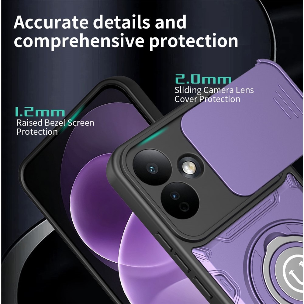 Shell odolný kryt na mobil Xiaomi Redmi Note 17 Pro 5G - fialový
