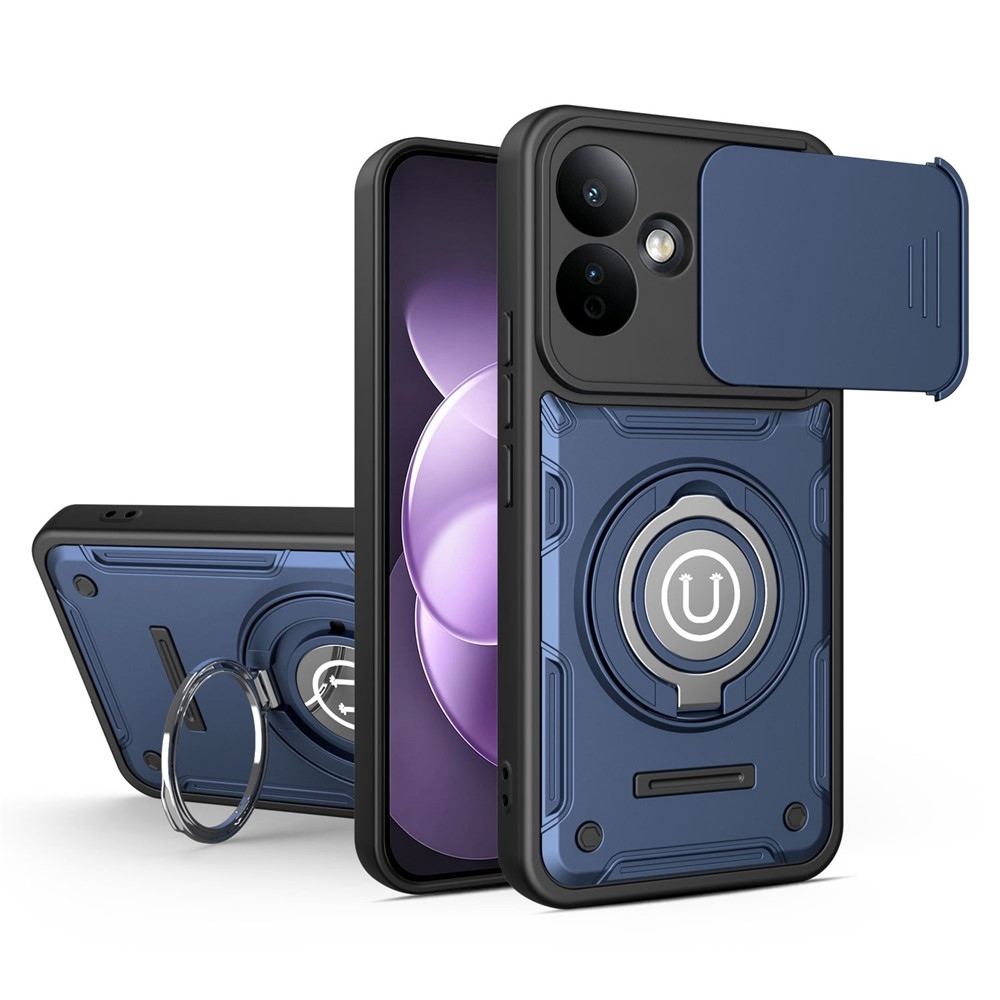 Shell odolný kryt na mobil Xiaomi Redmi Note 17 Pro 5G - tmavomodrý