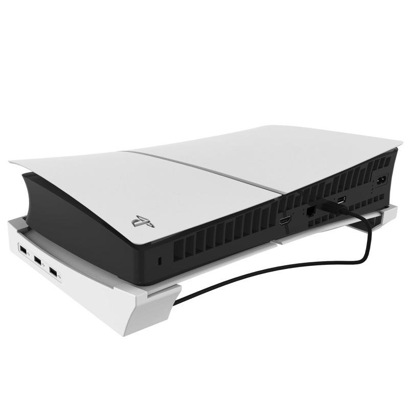 iPega P5S008 Horizontálne Stojan s USB HUB pre PS5 Slim White