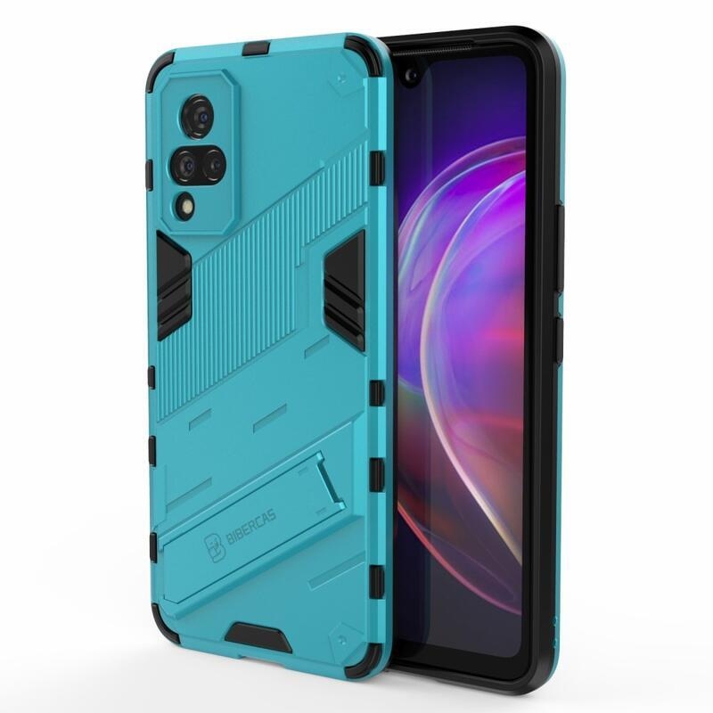 Shock odolný hybridný kryt na mobil Vivo V21 4G/5G - svetlomodrý