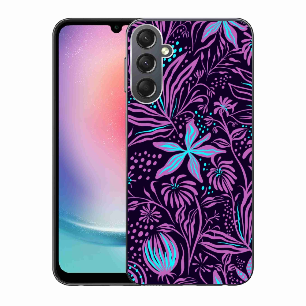 Gélový kryt mmCase na Samsung Galaxy A24 - kvety 2