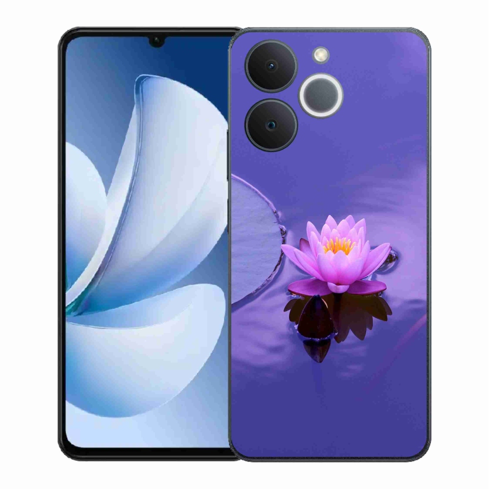Gélový kryt mmCase na Realme Note 70T - kvet na hladine