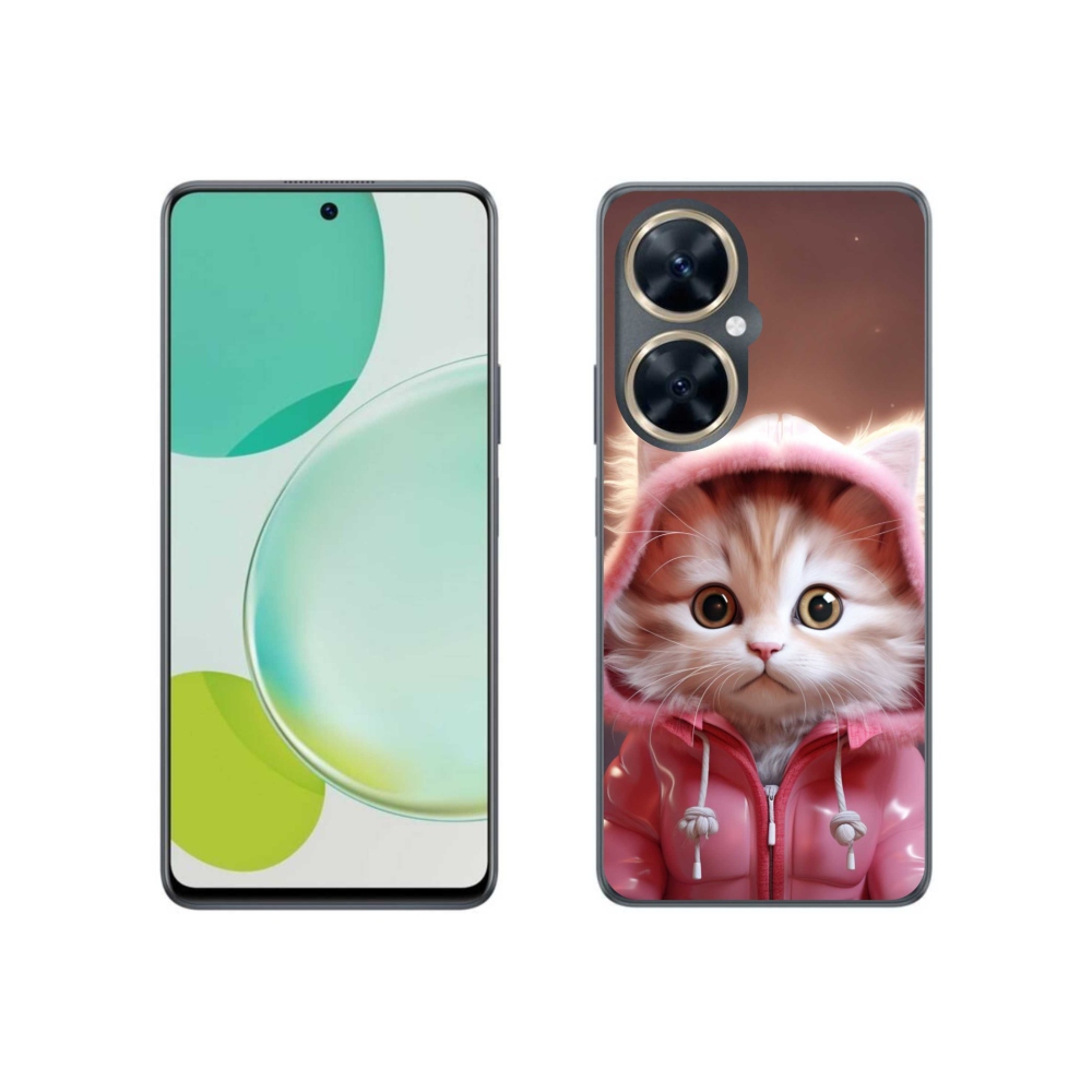 Gélový kryt mmCase na Huawei Nova 11i - roztomilé mačiatko 3