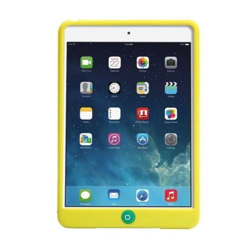 silikónové puzdro pre tablet iPad mini 4 - zelenožlté