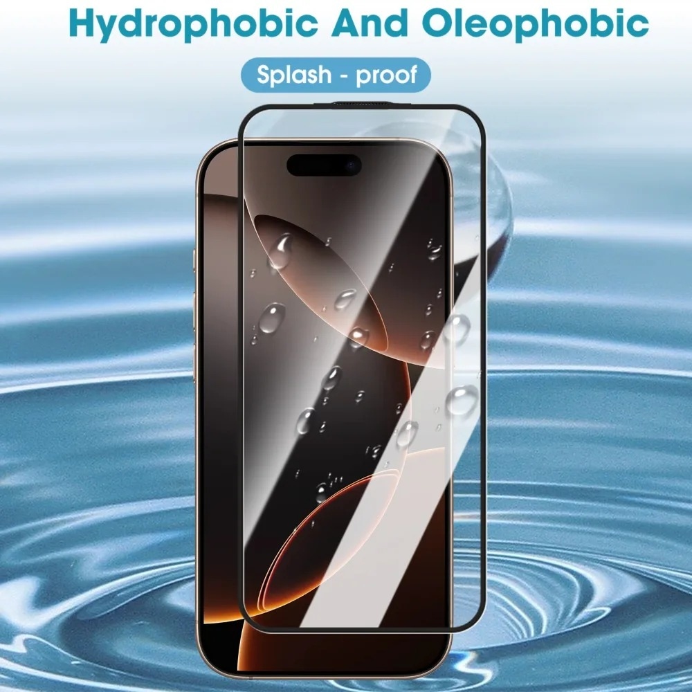Silk celoplošné tvrdené sklo na mobil iPhone 18 Pro/17 Pro s aplikačným rámčekom